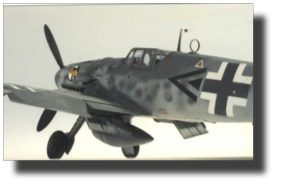 Messerschmitt Bf 109 G. Scratch built in metal by Rojas Bazán. 1:15 scale.